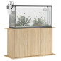 Support d aquarium chêne sonoma 101x41x58 cm bois d ingénierie