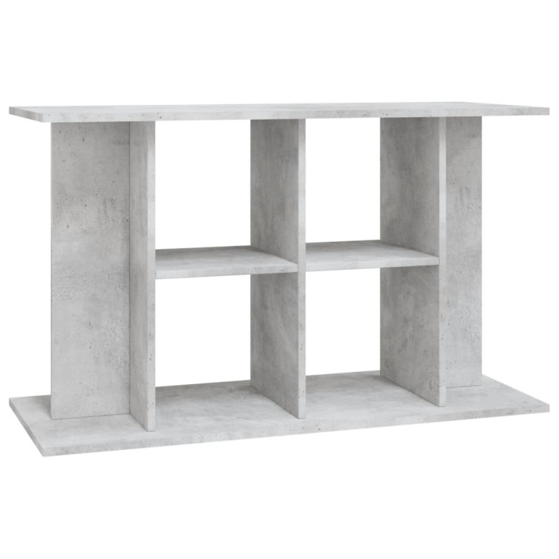 Support pour aquarium gris béton 100x40x60 cm bois d ingénierie