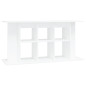 Support pour aquarium blanc 120x40x60 cm bois d ingénierie