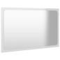 Ensemble de meubles de salle de bain 2 pcs blanc brillant