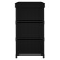 Armoire de rangement avec 6 tiroirs 55x29x55 cm Noir Acier