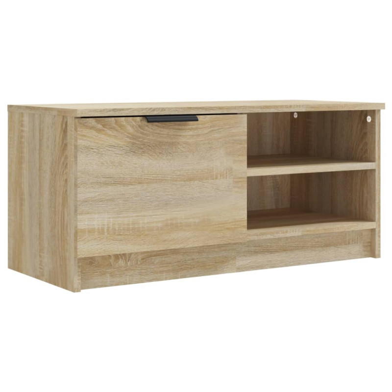 Meuble TV Chêne sonoma 80x35x36,5 cm Bois d ingénierie