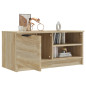 Meuble TV Chêne sonoma 80x35x36,5 cm Bois d ingénierie