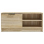 Meuble TV Chêne sonoma 80x35x36,5 cm Bois d ingénierie