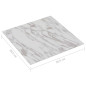 Dalles de plancher autoadhésives 20pcs PVC 1,86 m² marbre blanc