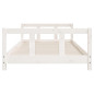 Cadre de lit pour enfants blanc 90x190 cm bois de pin massif