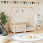 Cadre de lit pour enfant 70x140 cm bois de pin massif