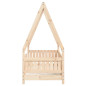 Cadre de lit pour enfant 70x140 cm bois de pin massif