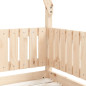 Cadre de lit pour enfant 70x140 cm bois de pin massif