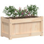 Jardinière d extérieur 60x31x31 cm bois de pin massif