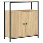 Buffet chêne sonoma 70x30x80 cm bois d ingénierie