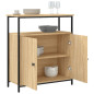 Buffet chêne sonoma 70x30x80 cm bois d ingénierie