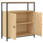 Buffet chêne sonoma 70x30x80 cm bois d ingénierie