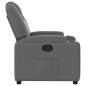 Fauteuil inclinable Gris foncé Tissu