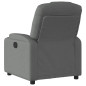 Fauteuil inclinable Gris foncé Tissu