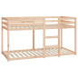 Lit superposé sans matelas 90x200 cm bois de pin massif