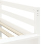 Lit mezzanine d enfants sans matelas avec toboggan 90x190 cm