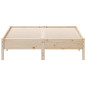 Cadre de lit sans matelas 140x190 cm bois de pin massif