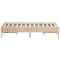 Cadre de lit sans matelas 140x190 cm bois de pin massif