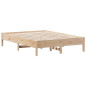 Cadre de lit sans matelas 140x190 cm bois de pin massif