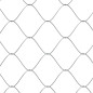 Cage pour chien avec porte gris 2x2x1,5 m acier galvanisé