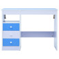 Bureau pour enfants Inclinable Bleu et blanc