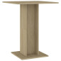 Table de bistro Chêne sonoma 60x60x75 cm Bois d ingénierie