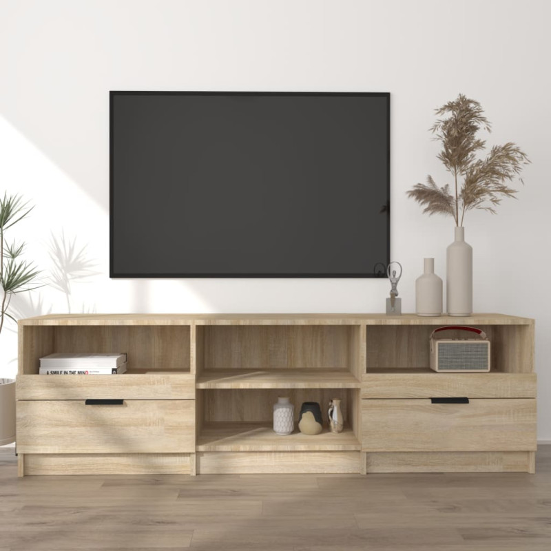 Meuble TV Chêne sonoma 150x33,5x45 cm Bois d ingénierie