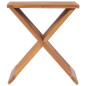 Tabouret pliable 40x32x45 cm Bois de teck solide