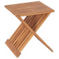 Tabouret pliable 40x32x45 cm Bois de teck solide