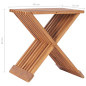 Tabouret pliable 40x32x45 cm Bois de teck solide