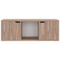 Meuble TV Chêne Sonoma gris 88,5x27,5x30,5 cm Bois d’ingénierie