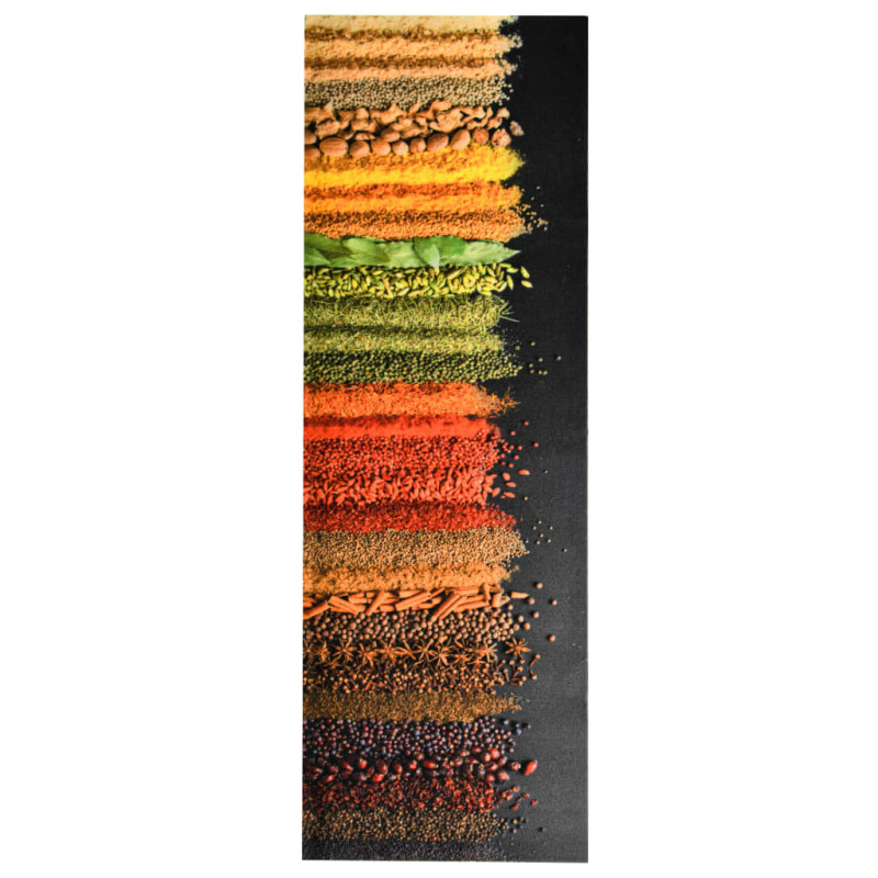 Tapis de sol de cuisine lavable Épice 60x180 cm