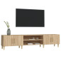 Meubles TV chêne sonoma 180x31,5x40 cm bois d ingénierie