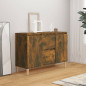 Buffet Chêne fumé 101x35x70 cm Bois d ingénierie