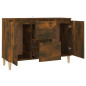 Buffet Chêne fumé 101x35x70 cm Bois d ingénierie