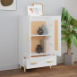 Buffet haut Blanc 70x31x115 cm Bois d ingénierie