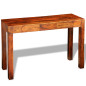 Table console avec 3 tiroirs 80 cm Bois massif