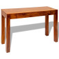 Table console avec 3 tiroirs 80 cm Bois massif