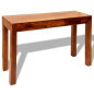 Table console avec 3 tiroirs 80 cm Bois massif