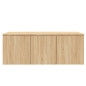 Meuble TV Chêne sonoma 80x34x30 cm Bois d ingénierie