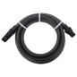 Tuyau d aspiration avec raccords en PVC noir 1" 4 m PVC