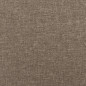 Cadre de lit sans matelas taupe 180x200 cm tissu