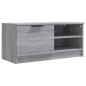 Meuble TV Sonoma gris 80x35x36,5 cm Bois d ingénierie