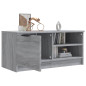 Meuble TV Sonoma gris 80x35x36,5 cm Bois d ingénierie