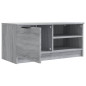 Meuble TV Sonoma gris 80x35x36,5 cm Bois d ingénierie