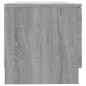 Meuble TV Sonoma gris 80x35x36,5 cm Bois d ingénierie