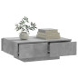 Table basse Gris béton 90x60x31 cm Aggloméré