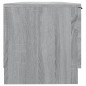 Meuble TV Sonoma gris 102x35x36,5 cm Bois d ingénierie