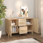 Buffet chêne sonoma 100x36x60 cm bois d ingénierie